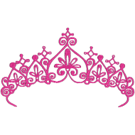 Matriz de Bordado Coroa  Tiara de Princesa